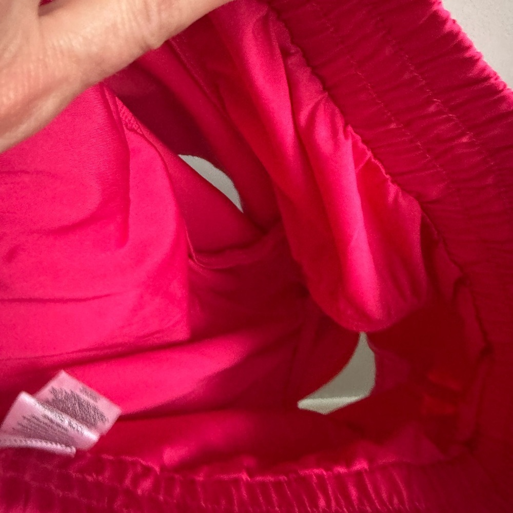 RBX Hot Pink High Waist Women's Shorts - Picture 4 of 4